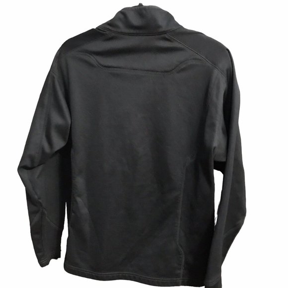 Columbia Mens Black 1/4 Zip 100% Polyester Lightweight Pullover Jacket Size M - Picture 3 of 6